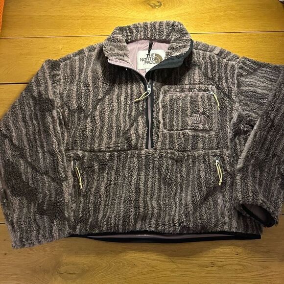 Women's The North Face Jacquard Extreme Pile 1/2 Zip Jacket small - Picture 2 of 14